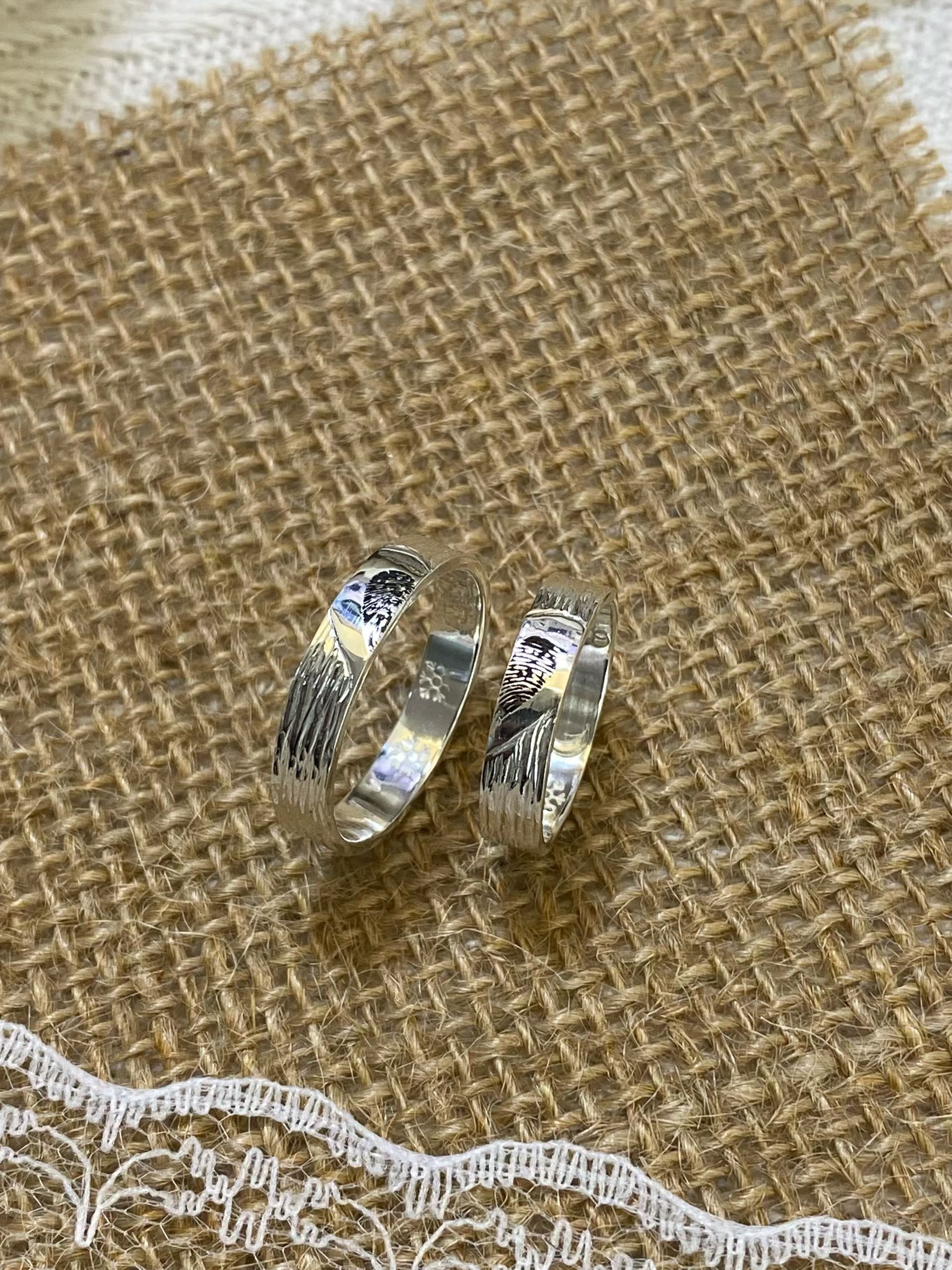 Sold Work No. 05, handmade ring detail view